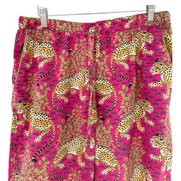 Printfresh • Bagheera Long PJ Cotton Poplin Pajama Set -  Hot Pink - Picture 8 of 12